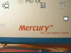 Mercury CyberPix E-550 V Меню