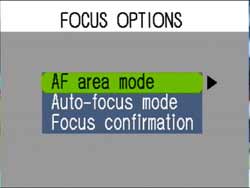 Фокусировочные режимы