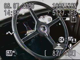 Nikon COOLPIX S4, Меню