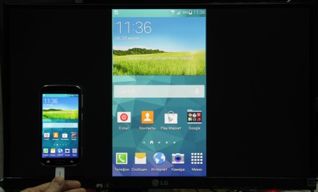 Обзор Samsung Galaxy K zoom. MHL - вывод на монитор