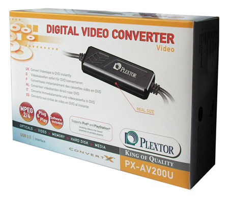 Av cc. Plextor CONVERTX px-m402u. Видеоконвертер-переходник Plextor CONVERTX model px-m402u.