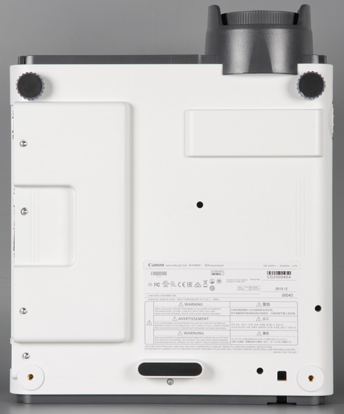Проектор Canon Xeed WUX450ST, вид снизу
