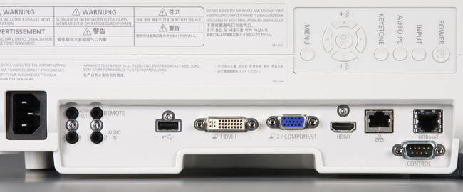 Проектор Canon Xeed WUX450ST, интерфейсы