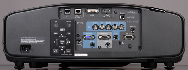 Проектор Epson EB-G7905U, задняя поверхность