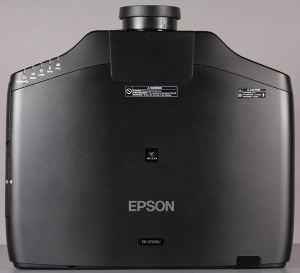 Проектор Epson EB-G7905U, вид сверху