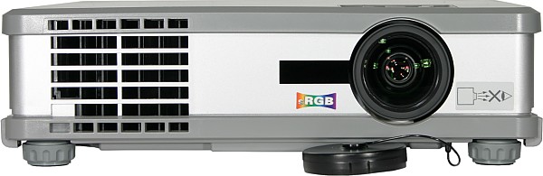 Projector, front view