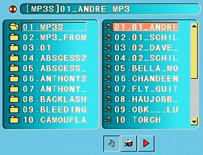 MP3 OSD