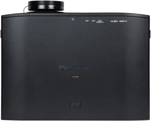 Проектор Panasonic PT-AE7000EA, верхняя панель
