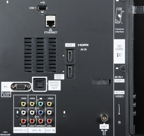Connectors — Panasonic Viera TX-LR42D25