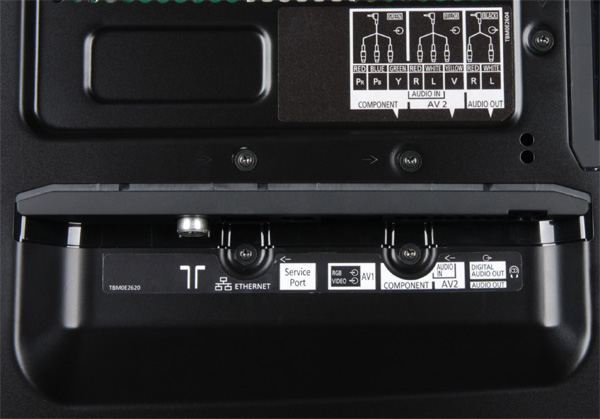 Плазменный телевизор Panasonic Viera TX-PR50VT30, разъемы
