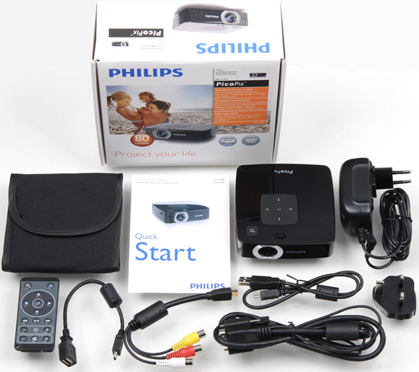 DLP-проектор Philips PPX2480, комплект поставки