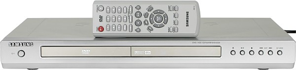 Player & remote control, front view