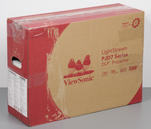 DLP-проектор ViewSonic PJD7830HDL, коробка
