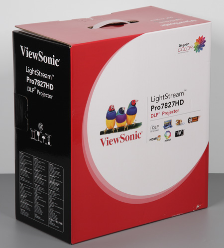 DLP-проектор ViewSonic Pro7827HD, коробка