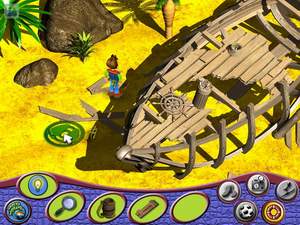 Фрагмент игры 'Вокруг Света'