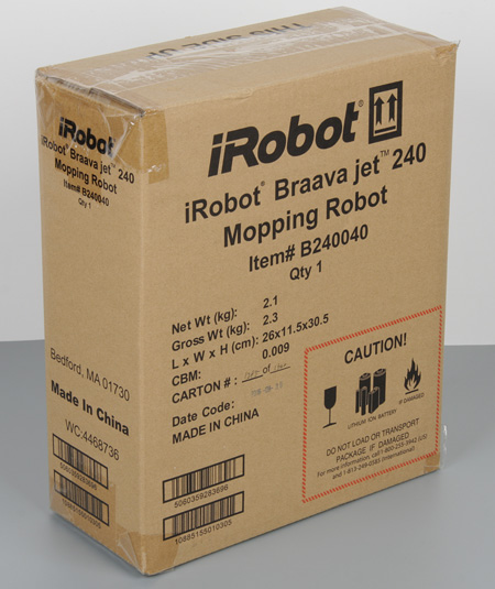 iRobot Braava jet, коробка