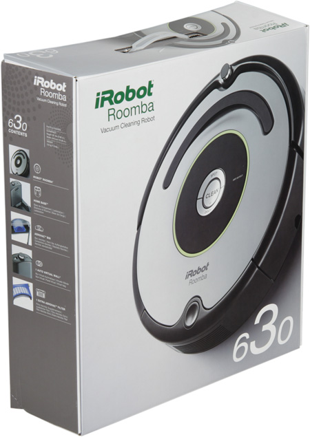 Робот-пылесос iRobot Roomba 630, коробка