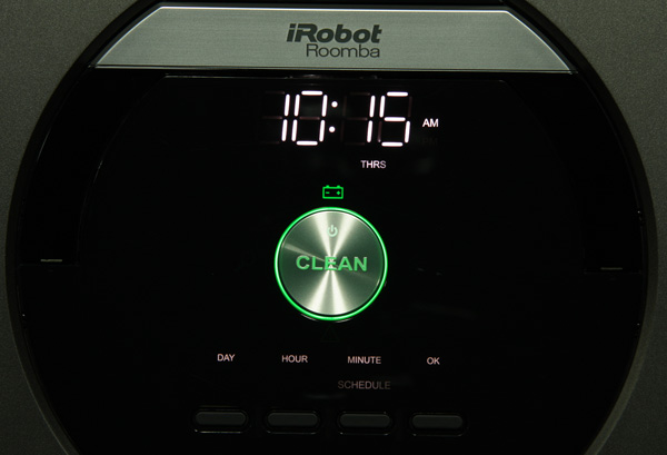 робот-пылесос iRobot Roomba 870, контрольная панель