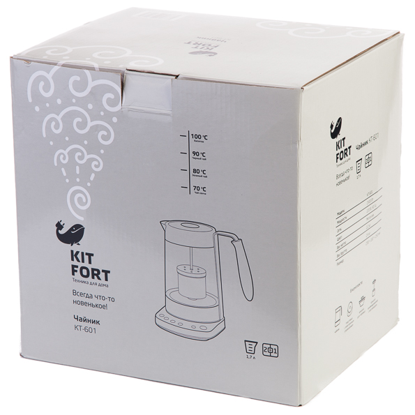 чайник с регулировкой температуры Kitfort КТ-601