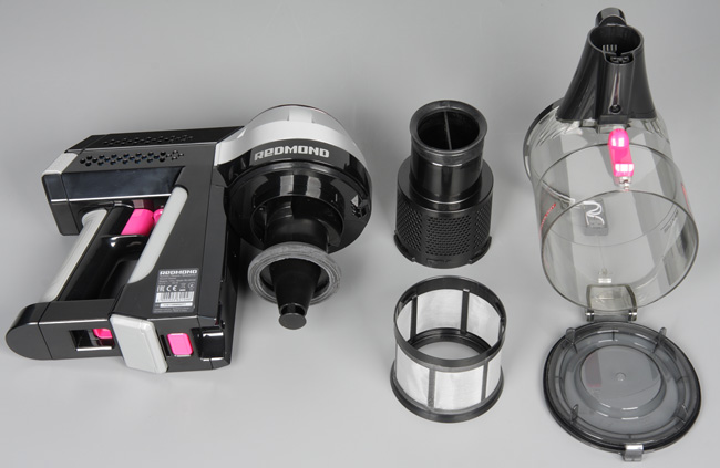 Пылесос Redmond RV-UR340, пылесборник