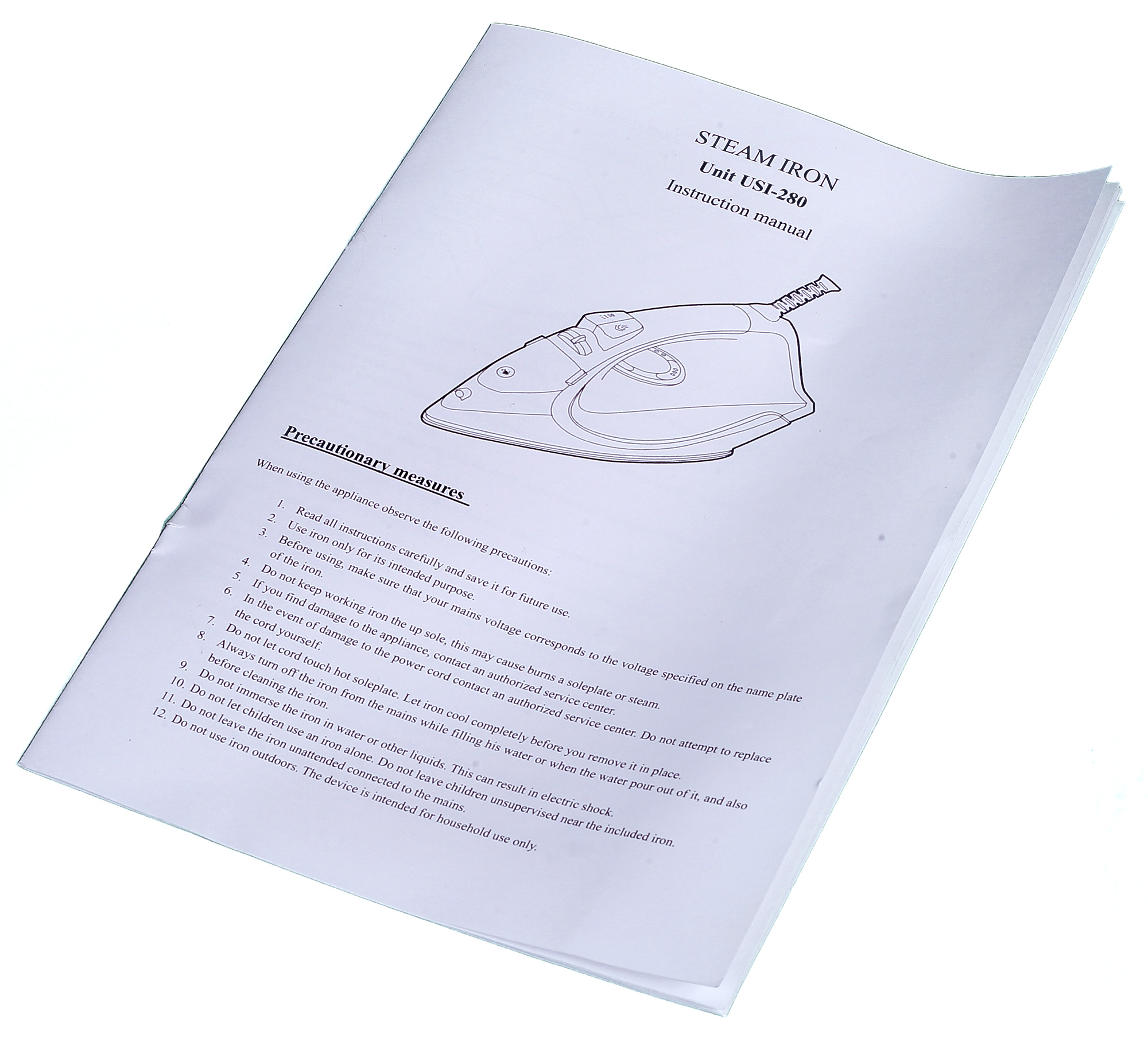 Утюг Unit USI-280. Недорогой прибор, полностью адекватный своей цене