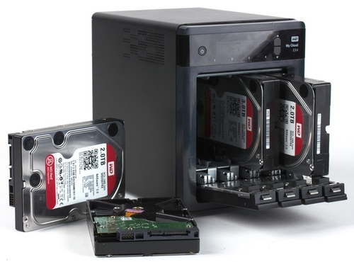 Сетевой накопитель WD My Cloud EX4