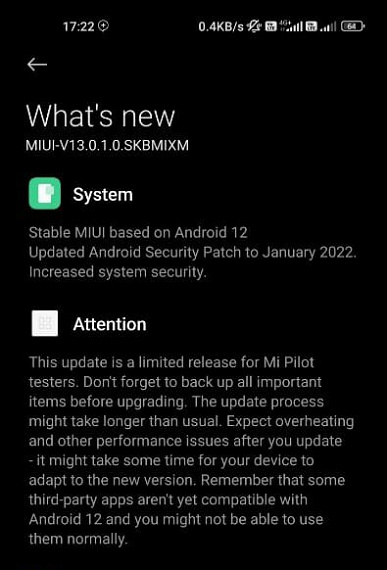 Xiaomi Mi 11 получил глобальную стабильную бета-версию MIUI 13 на базе Android 12