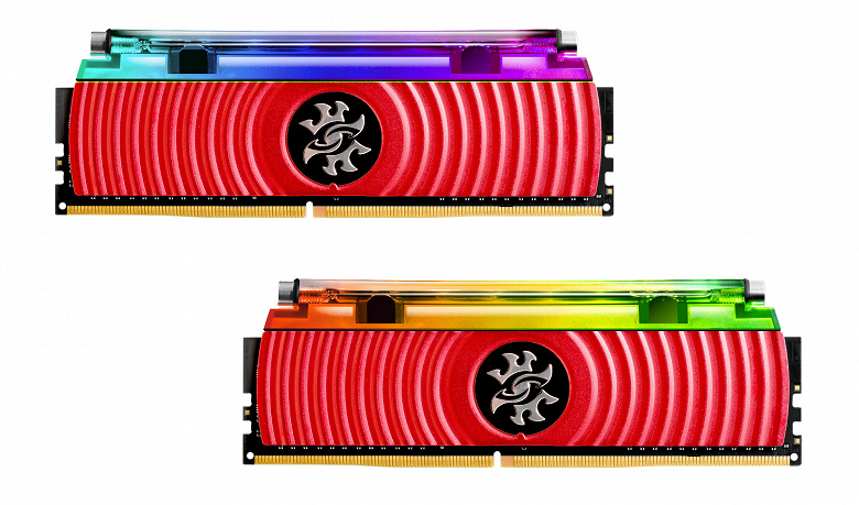 Модули памяти Adata XPG Spectrix D80 DDR4 RGB оснащены гибридной системой охлаждения