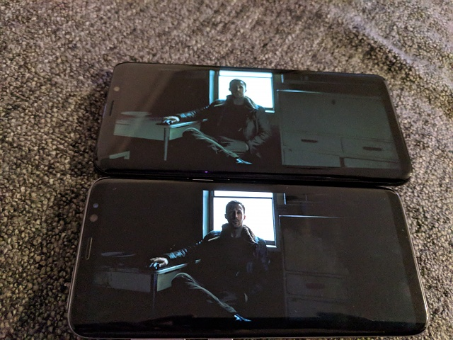Экраны некоторых смартфонов Samsung Galaxy S9 испытывают проблемы с черным цветом
