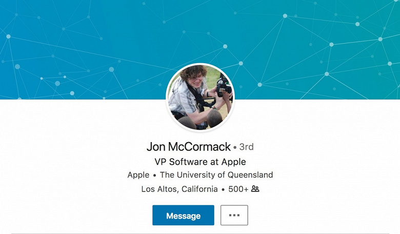 Apple наняла Джона МакКормака (Jon McCormack), ранее работавшего в Amazon и Google