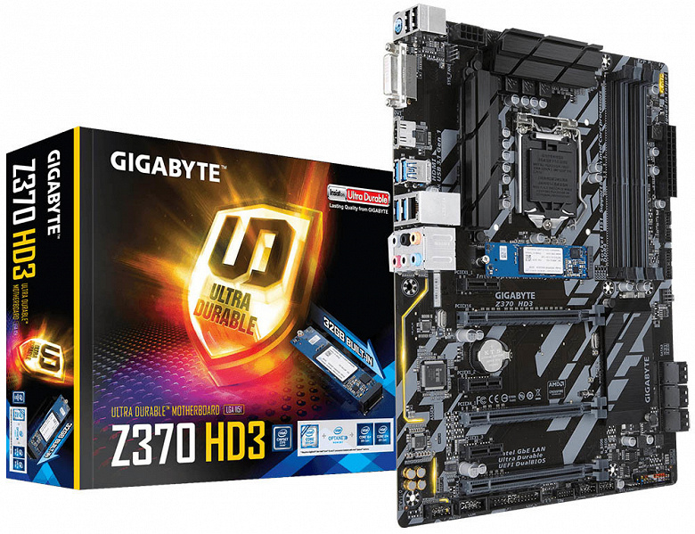 Системные платы Gigabyte Z370 Aorus оснащены памятью Intel Optane
