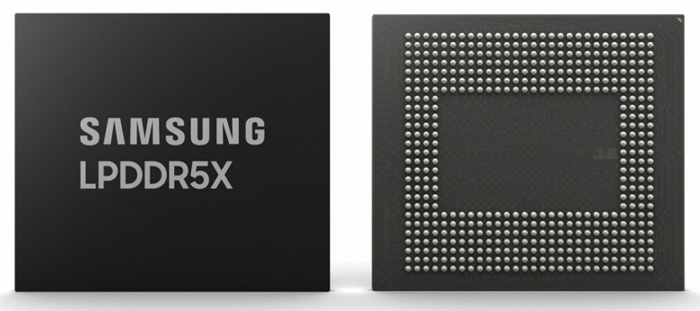Samsung представила оперативную память для флагманских смартфонов нового поколения. LPDDR5X в 1,3 раза быстрее LPDDR5