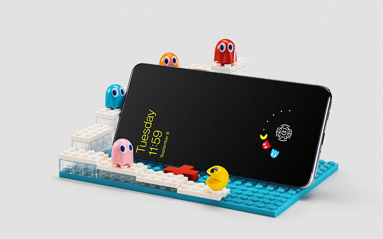 Вот так выглядит OnePlus Nord 2 для фанатов легендарной Pac-Man — даже разблокировка игровая. И удивительно длинная коробка