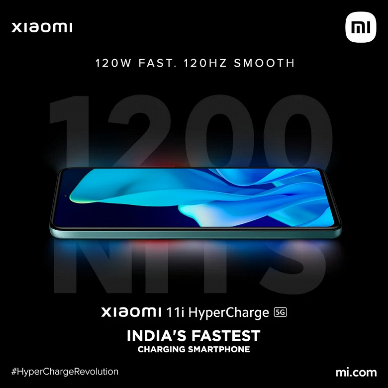 Смартфон Xiaomi 11i HyperCharge получил яркий 120-герцевый AMOLED-экран
