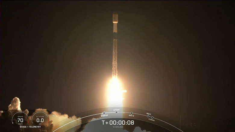 SpaceX вывела на орбиту 52 спутника Starlink и попутно установила два рекорда