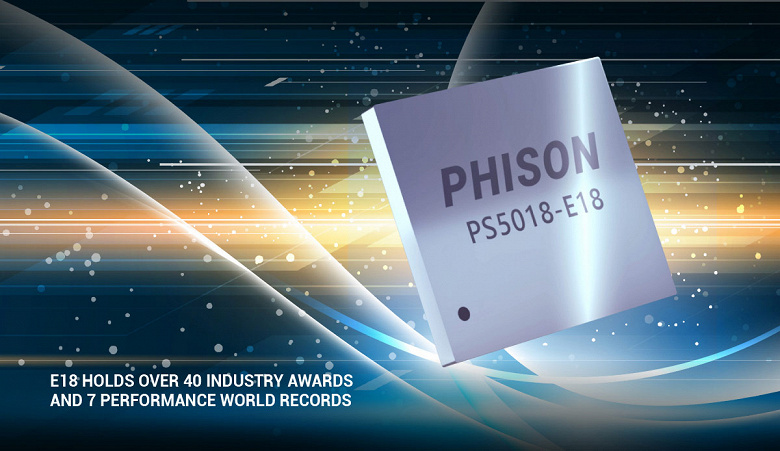 Начались поставки контроллеров Phison E18, поддерживающих 176-слойную память NAND