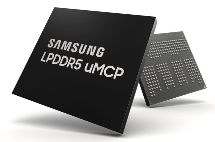 Samsung выпустила LPDDR5 uMCP — модули, объединяющие оперативную и флеш-память для смартфонов