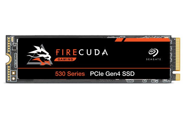 Твердотельный накопитель Seagate FireCuda 530 оснащен интерфейсом PCIe Gen4