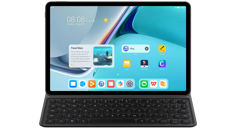 Покупателям Huawei MatePad 11 с HarmonyOS 2.0 в Европе дарят чехол-клавиатуру, настольную лампу и мышь