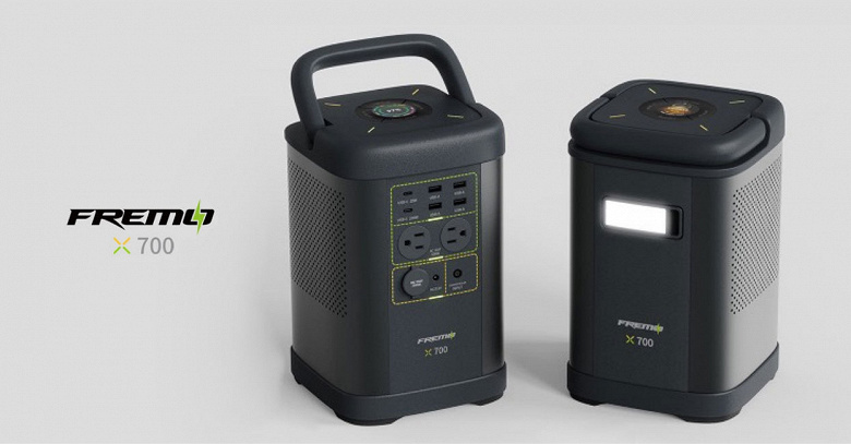 Портативная аккумуляторная батарея Fremo X700 Pro способна обеспечить пиковую мощность 1600 Вт