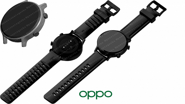 Умные часы Oppo Watch Free показали на рендерах