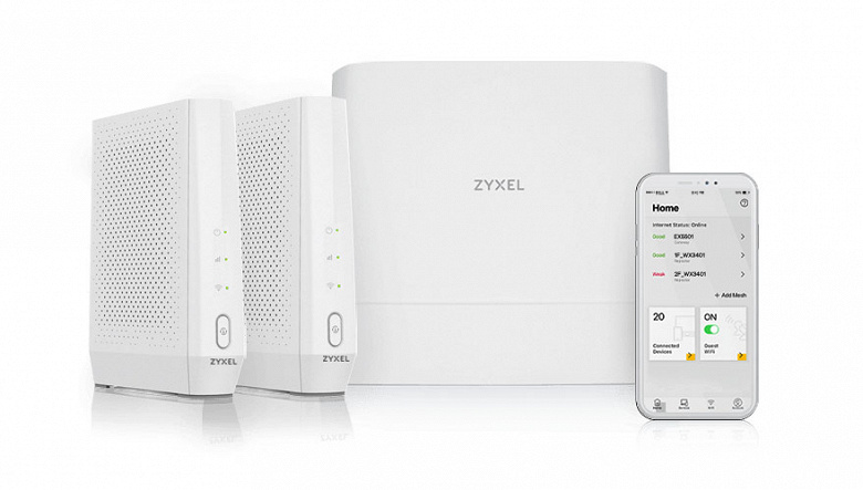 Маршрутизатор Zyxel EX5501 поддерживает WiFi 6 и ячеистые сети