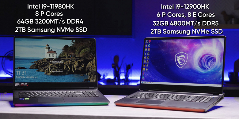 Самый мощный игровой ноутбук теперь выглядит так. Появились результаты тестов связки из Core i9-12900HK и GeForce RTX 3080 Ti
