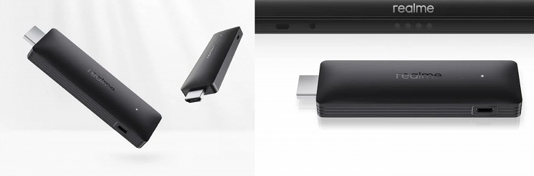 Представлена дешёвая ТВ-приставка Realme Smart TV Stick. Это упрощённая версия Realme 4K Smart Google TV Stick