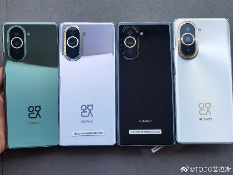 Huawei Nova 10 и 10 Pro впервые позируют вместе. Подробности о характеристиках младшей модели