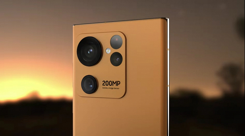 Snapdragon 8 Gen 2, 200-мегапиксельная камера и Android 13. Samsung Galaxy S23 Ultra в золотом позирует на концептуальных рендерах