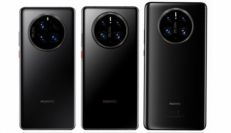 Huawei Mate 50, Mate 50 Pro и Mate 50 X показали на одном изображении