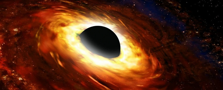 Учёные впервые обнаружили спящую чёрную дыру за пределами нашей Галактики. Её масса в девять раз больше массы Солнца