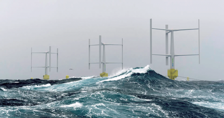 135-метровый ветряк с вертикальной осью вращения мощностью 1 МВт установят у берегов Норвегии