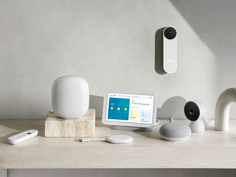 Google представила новый дверной звонок Nest и Nest Wifi Pro